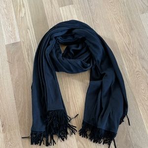 Jet by John Eshaya black shawl/scarf/blanket wrap